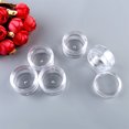 thumbnail image 4 of Vogacara 25 uds 5g/10g tarros cosméticos botellas recargables resistentes al desgaste con tapas transparentes Mini dispensador de maquillaje ligero Cuentagotas de vidrio y botellas Transparente 5g Vogacara CE015528-01, 4 of 6