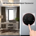 thumbnail image 3 of Riwcyla Smart WiFi Thermostat Voice Control 3A Digital Programmable Underfloor Heating Temperature Controller Digital Intelligent Wall Thermostat with Dimmable Light Color for Water Heating Compati, 3 of 6