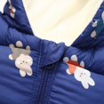 thumbnail image 5 of Hotiary Baby Autumn and Winter Zipper Hooded Thickened Outdoor Jumpsuits Infant Cartoon Pattern Embossed Plush Coat for Boys or Girls 0-12M, 5 of 14