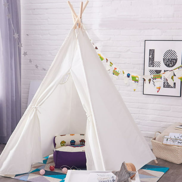 Tents For Kids Outdoor Indoor Strip Teepee Tent For Girls Birthday Gift Portable Kids Playhouse Sleeping Dome Play Tent For Boys Princess Castle Play House For Children Walmart Com Walmart Com