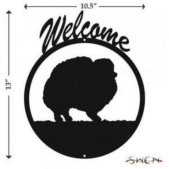 POMERANIAN Welcome Sign