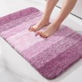 thumbnail image 1 of Thickened bedroom carpet, bathroom doormat, absorbent, stain-resistant, household toilet mat, non-slip mat, 51x120 purple, 1 of 5