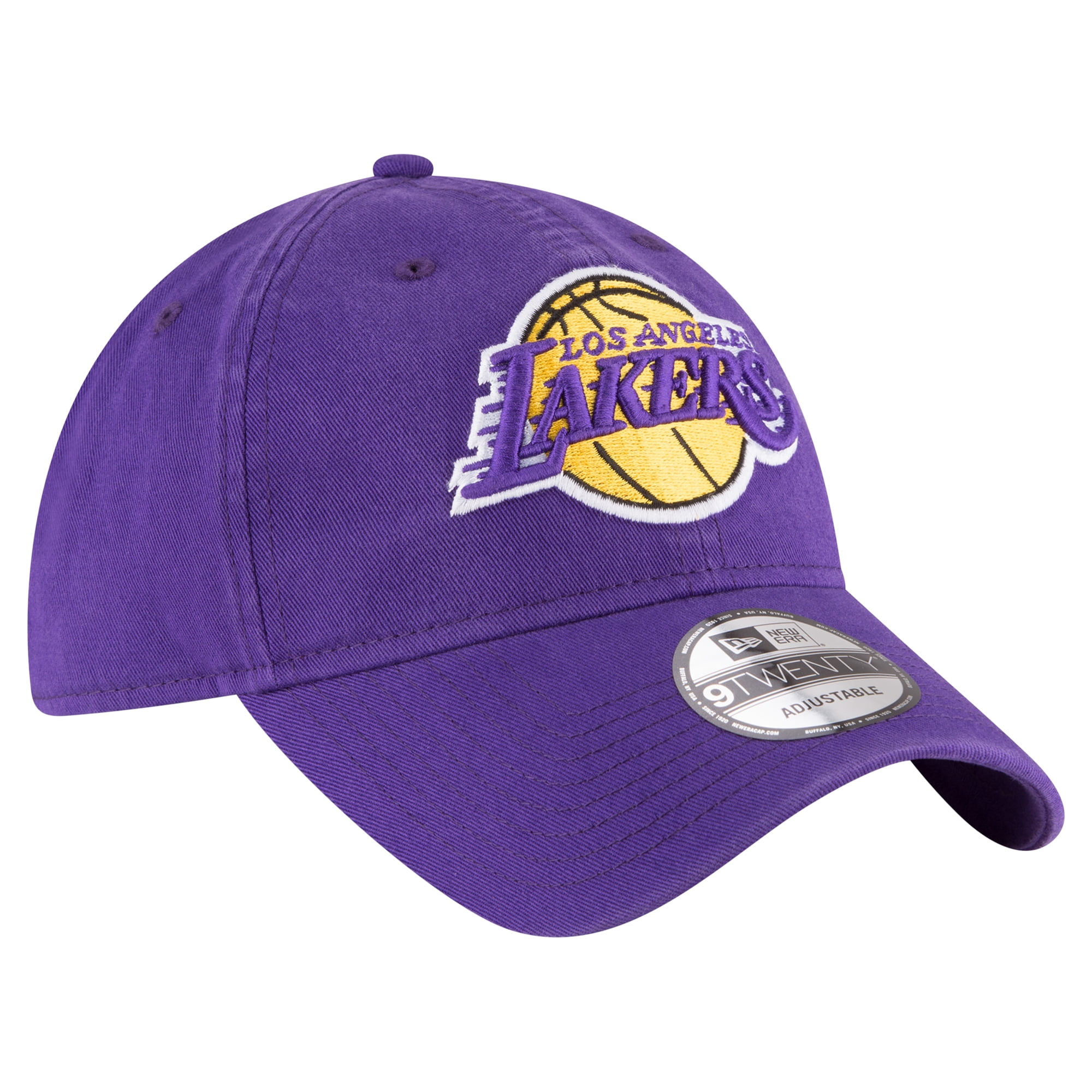 Men's New Era Purple Los Angeles Lakers Team 2.0 9TWENTY Adjustable Hat