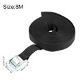 thumbnail image 4 of Correa de Amarre con Hebilla Cam de 2.44ft Uxcell Polipropileno Negra 2pack, 4 of 6
