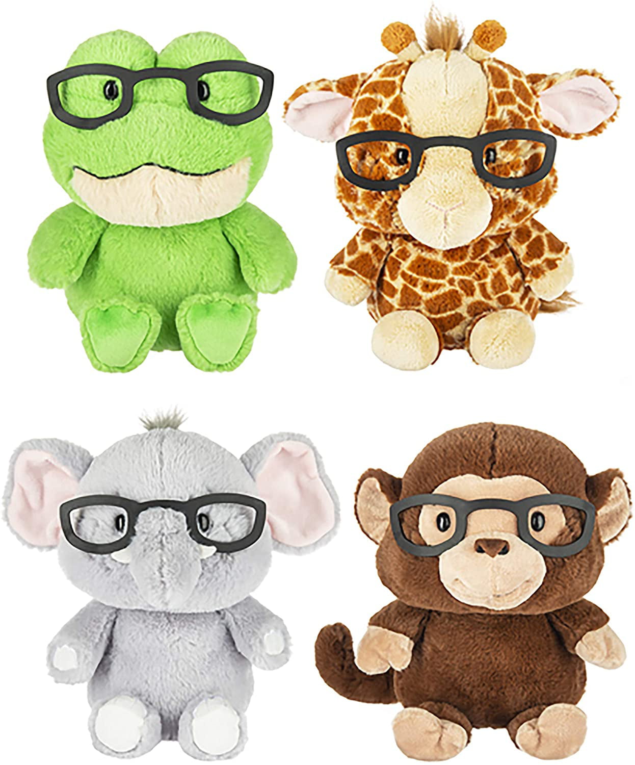 GANZ Baby Plush Stuffed Animal 11 Inches Spectimals Puppy With Glasses for sale online 