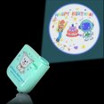 thumbnail image 3 of Happy Birthday Projector Photography DIY Projection Lamp Battery Powered Indoor Atmosphere Light Family Friend Children Gift Type 5 Round, 3 of 5