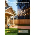 thumbnail image 4 of Guirnalda de luces solares Brightown de 16 m, impermeable, con control remoto y LED, 4 of 7