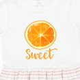 thumbnail image 4 of Inktastic Sweet Orange Girls Toddler Dress, 4 of 5