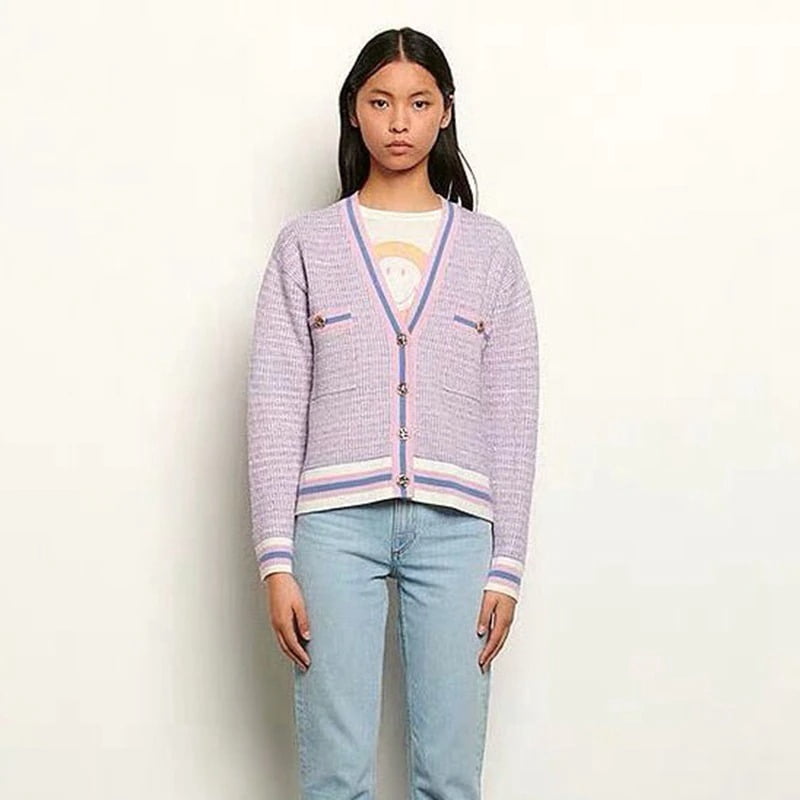 Lyna Cropped Tweed Cardigan 