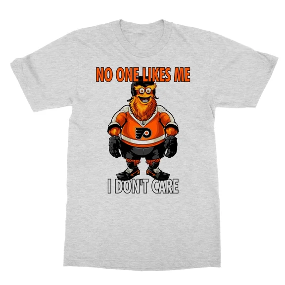 No One Likes Me I Don'T Care Philly Mascot Gritty Shirt SPORT GREY Unisex S-5XL