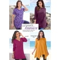 thumbnail image 4 of Roaman's Women's Plus Size Handkerchief Hem Ultimate Tunic, 4 of 6