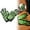 B, variant on Clearance Hand protection equipment under $5,Halloween Bone Skeleton Goth Racing Full Gloves 1PC