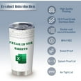 thumbnail image 2 of Accountant Gifts,Freak in The Sheets Coffee Mug,Spread Sheet Tumbler Cup,Accountant Funny Cups,Tumblers Gifts for Na,CPA,CFO, Coworkers, Boss,Women Tumbler 20 Oz, 1 Pcs, 2 of 6