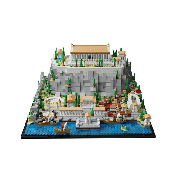MOC-117805 Acropolis of Athens DIY Model Building Blocks Toy Set Parthenon Amphitheatre MOC Bricks Gifts