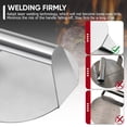 thumbnail image 3 of Walchoice Smash Burger Press, Stainless Steel Hamburger Smasher Tool for Griddle, 5.5” Round Flat Edge Grill Press for BBQ, Outdoor Cooking Indoor & Outdoor, 3 of 7