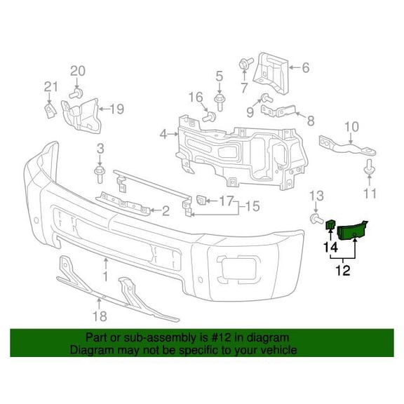GM 23465292 Guide Asm-Frt Bpr Fascia