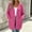 Hot Pink, variant on Liuinsasek Womens Knit Cardigan Sweater Fashion Casual Solid Color Long Length Long Sleeve Top Outerwear Cozy and Soft with Pocket for Fall/Winter Outfits