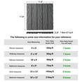 thumbnail image 4 of Zimtown 27-Pack Interlocking Deck Tiles,11.8"x11.8" Waterproof Outdoor Flooring , Patio Floor Decking Tiles for Porch Poolside Balcony Backyard, Dark Grey, 4 of 14