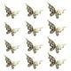thumbnail image 1 of 12 piezas mariposa pegatinas de pared mariposas papel arte murales Hotel Oro, 1 of 7