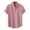j-Red36497, variant on LIIPEE Men Shirts Summer Casual Solid Color Stand Neck Short Sleeve Shirt With Pockets Male Button Up Loose Fit Fashion Tops Comfortable Breathable Soft Daily Shirts,Grey,L