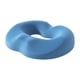 thumbnail image 1 of Cojín de asiento en forma de dona con orificio central para silla de hombre y mujer, espuma viscoelástica Azul, 1 of 8
