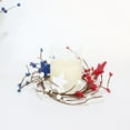 thumbnail image 5 of Patriotic Candle Rings - Red White & Blue Berry Wreaths for 4th of July Decor, Summer Table Centerpieces, Independence Day Kitchen Decorations and Holiday Home Decor, 5 of 9