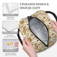 thumbnail image 3 of Balery Indian Paisley Bolsa de Almuerzo para Mujeres, Caja de Almuerzo, Bolsa de Almuerzo Pequeña Impermeable, Tote de Almuerzo Reutilizable con Gran Capacidad, 3 of 6