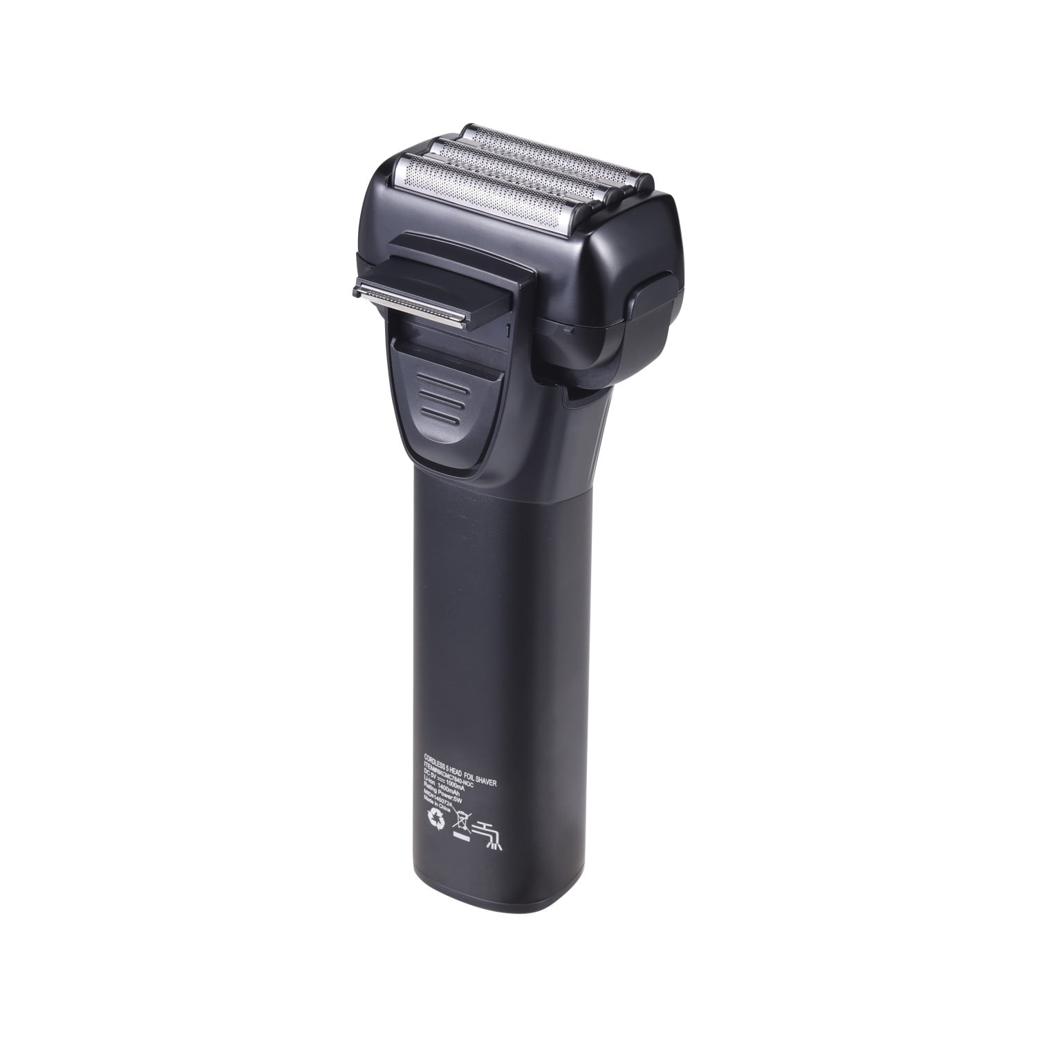 Brookstone Cordless Rechargeable Men's 5 Head Foil Electric Shaver,