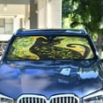 thumbnail image 4 of Qxltty Black Cat with Vines Car Windshield Sunshades Foldable UV Rays Sun Visor Protector Keep Your Vehicle Cool 57×31.5in, 4 of 8