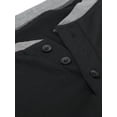 thumbnail image 7 of Men's Long Nightshirt Loose Soft Sleep Shirt Nightwear Big&Tall Sleepwear Short Sleeve Nightgown Bathrobes Casual Loungewear Pajama M-3XL, 7 of 7