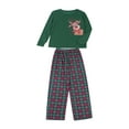 thumbnail image 5 of Dewadbow Family Matching Christmas Pajamas Set Sleepwear Jumpsuit Hoodie with Hood for Family, 5 of 10