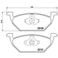 thumbnail image 2 of Balatas Delanteras marca brembo para Volkswagen Virtus Base 2020-2021, 2 of 5