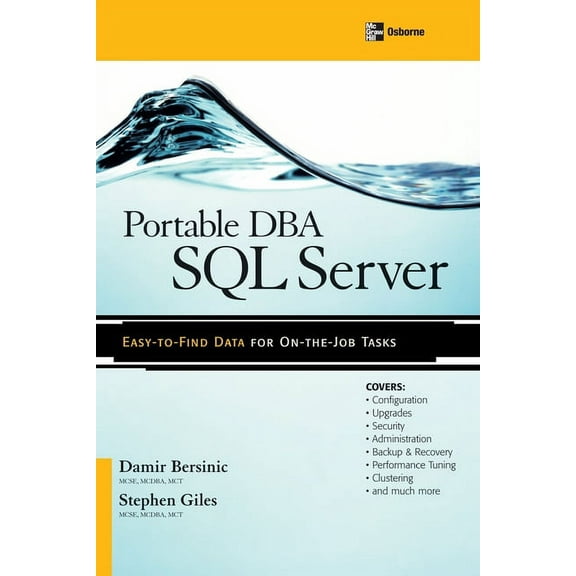 Portable DBA: SQL Server, (Paperback)
