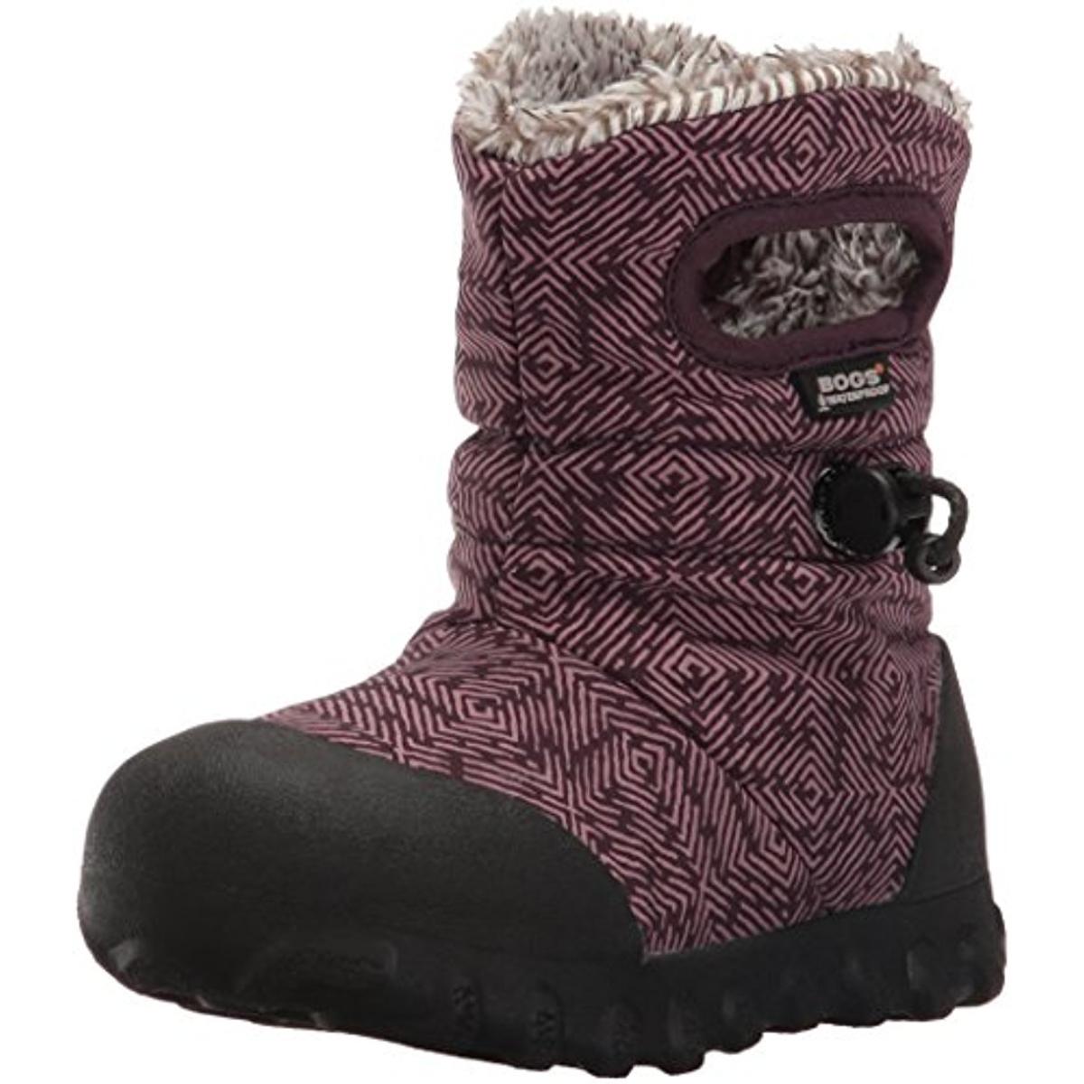Bogs Girls BMoc Dash Puff Printed Lined Winter Boots