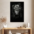 thumbnail image 2 of Elephant Stock King Of Kings Wall Art - Vertical Canvas Wall Art - Living Room Wall Decor - Animal Canvas - Black And Gray Decor By Design Fabrikken - 26" x 39", 2 of 4