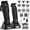 Black, variant on Fagaci Professional Hair Clippers for Men with Superior Precision, Brushless Motor Barber Clippers and Trimmers Set