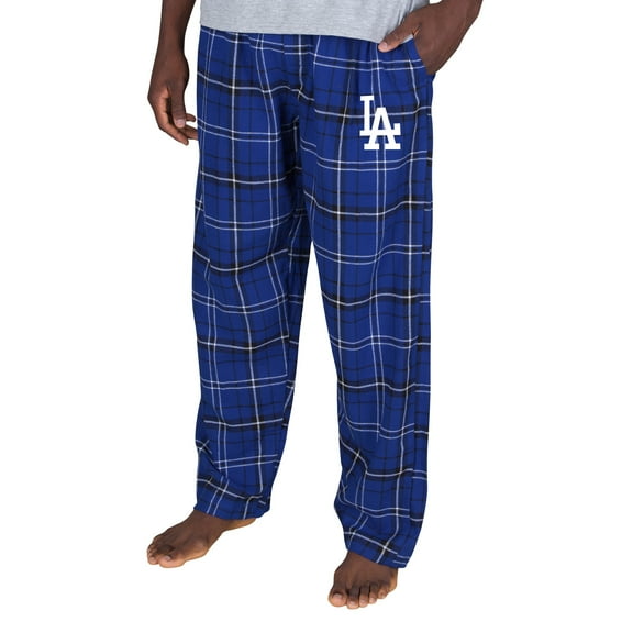Men's Concepts Sport Royal Los Angeles Dodgers Ultimate Plaid Flannel Pajama Pants