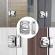 thumbnail image 3 of Door Latch Safety Rotary Door Latch Lock Zinc Alloy Door Revolving Door Lock with Screws for Bathroo, 3 of 5