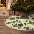thumbnail image 5 of Sikiie Camping Caravan 1 Nativity Christmas Tree Skirt, Jesus Christian Winter Holiday Tree Mat Decoration(30-48IN)48", 5 of 6