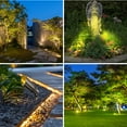 thumbnail image 6 of 4-Pack Landscape Spot Lights Outdoor, 2700K-5000K Adjustable, 7W 580LM, IP65 Waterproof, CRI 90+, 12V Low Voltage Landscape Lighting for Garden, Yard, Bronze, ETL Listed, 6 of 8