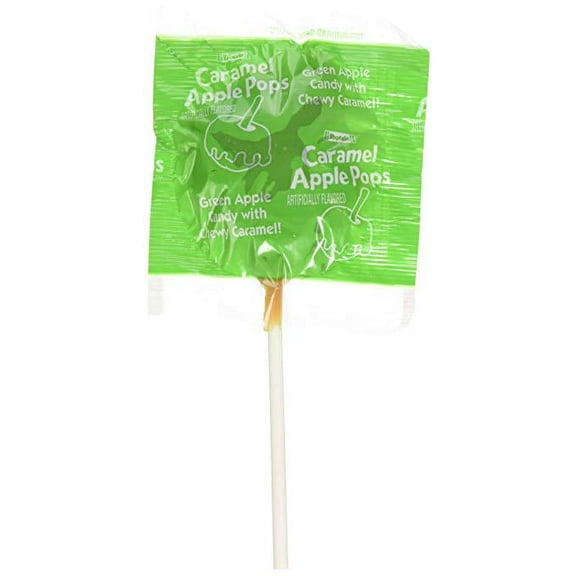 Tootsie Caramel Apple Pops Green Apple, Caramel Lollipop (Pack of 14)