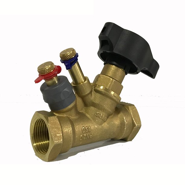 brass static balancing valve water flow regulating valve flow control