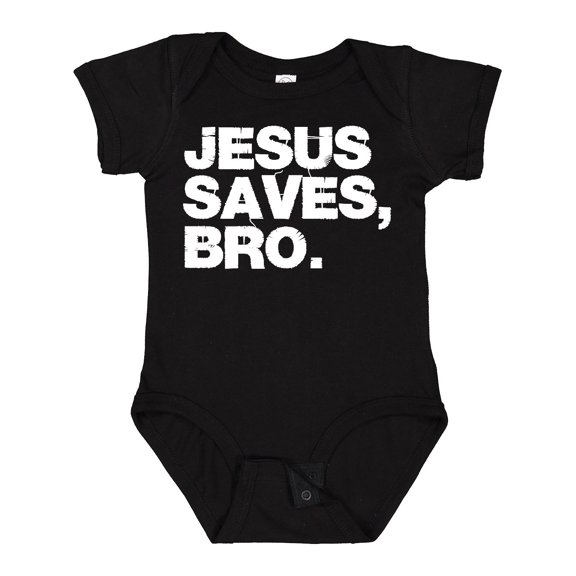Inktastic Jesus Saves Bro Christian Boys or Girls Baby Bodysuit