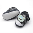 thumbnail image 3 of Modisza Baby Walking Shoes Infant Barefoot Slip on Sneakers Cartoon Bear Hook and Loops Indoor Shoe Little Kid Casual Sneaker Blue Size 5.5, 3 of 5