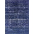 thumbnail image 1 of Ahgly Company Machine Washable Indoor Rectangle Industrial Modern Lapis Blue Area Rugs, 7' x 9', 1 of 7