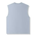 thumbnail image 4 of Mens Workout Tank Tops Qiggri Men Summertime Solid Color Casual Sleeveless Exercise Waistcoat T-shirt Top Gym Tank Tops For Men, 4 of 6