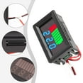 thumbnail image 2 of 12-72V Battery Charge Indicator Lithium Battery Capacity Meter Digital Display Blue, 2 of 9