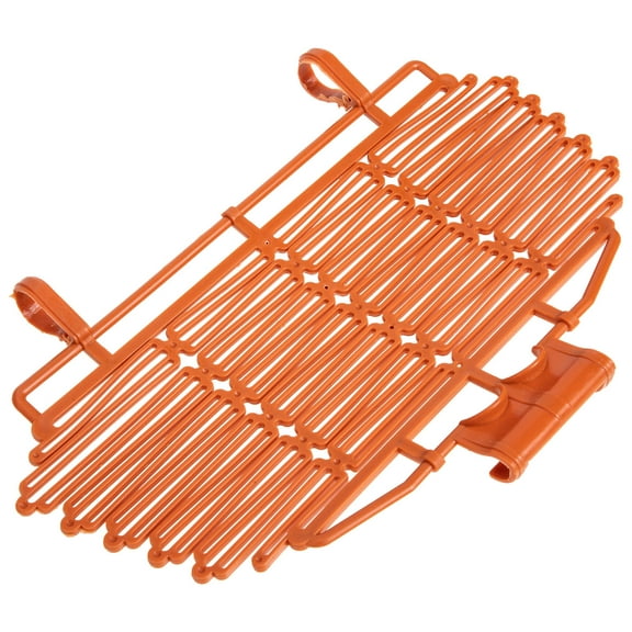 RENACLIPY Bike Basket Cover Coffee Plastic Sturdy Front Basket Lid Protective Cycling Accessory