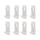 thumbnail image 1 of Pasadores de soporte de estante de plástico, bloqueo de estante de 5 mm, pasador de soporte de estante, para muebles de cocina, suministros de estanterías, blanco, 100 piezas, 1 of 4