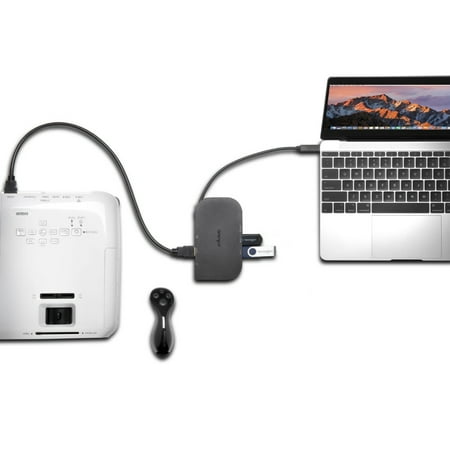 Kensington - USB-C Mobile Docking Station - Black